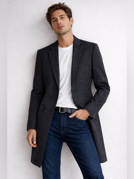 All Saints Other - All Saints Charcoal Gray Men's Coat